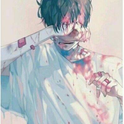 高质量丧头像男二次元(精选22张)