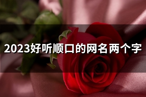 2023好听顺口的网名两个字(精选90个)