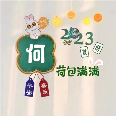 2023最火的姓做头像(24张)