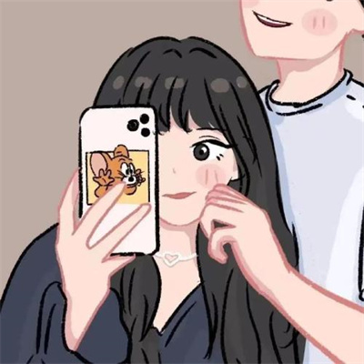 高级手绘情侣头像(16张)