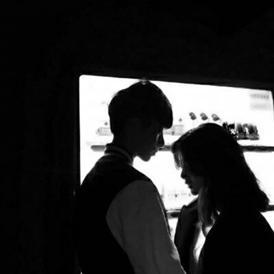 情侣头像黑白双人头像图片(24张)