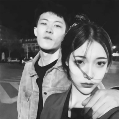 情侣头像黑白双人头像图片(24张)