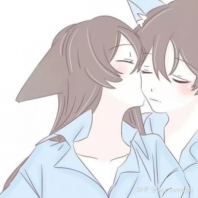 甜到爆二次元情侣头像(精选22张)
