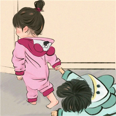 一左一右创意情侣头像(精选26张)