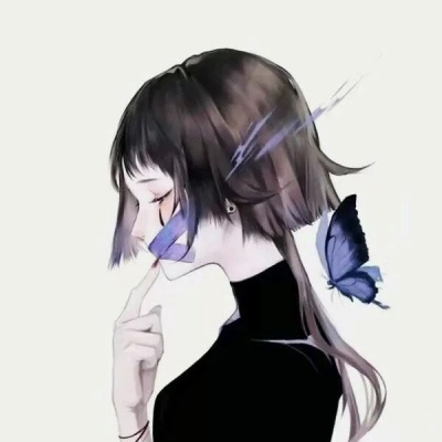 二次元高冷霸气情侣头像(24张)