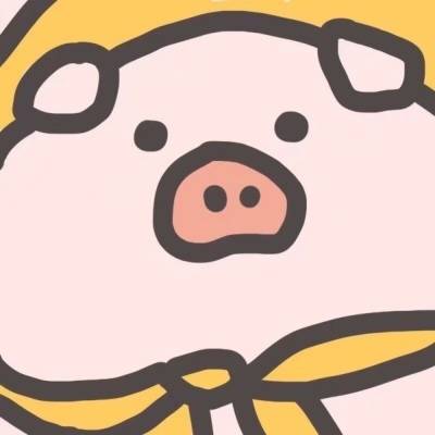 可爱猪猪简笔画头像(精选18张)