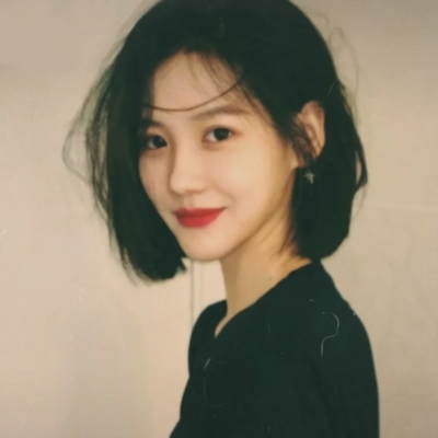 短发气质女生头像卡通头像(24张)