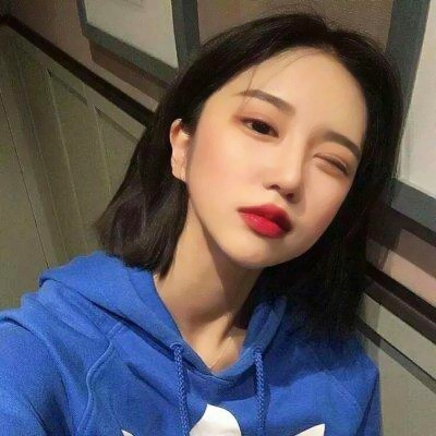 短发气质女生头像卡通头像(24张)