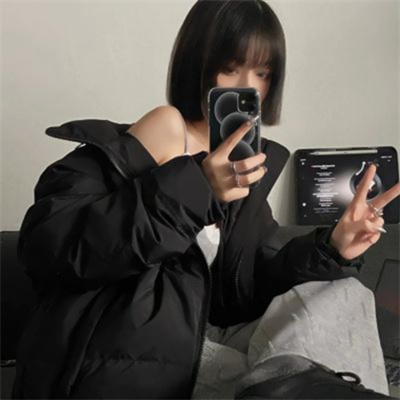 短发气质女生头像卡通头像(24张)