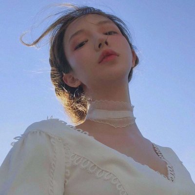 高清好看的女生头像高冷蓝色系图片(24张)