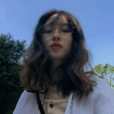 高清好看的女生头像高冷蓝色系图片(24张)