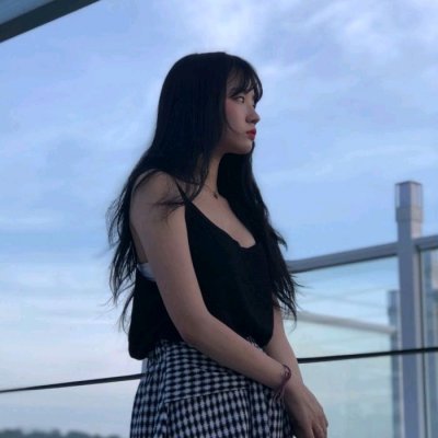 高清好看的女生头像高冷蓝色系图片(24张)