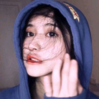 高清好看的女生头像高冷蓝色系图片(24张)