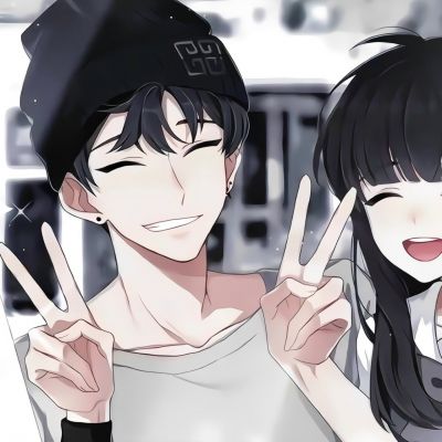 高清唯美情头小清新一对动漫图片(精选24张)