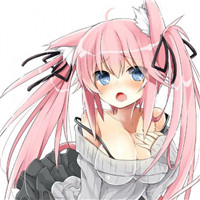 二次元猫耳朵少女头像(精选22张)