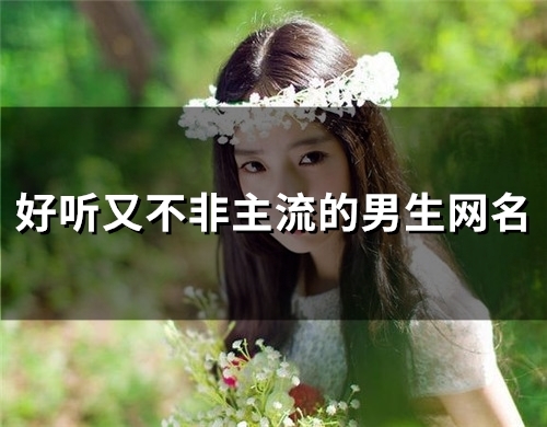 好听又不非主流的男生网名(精选83个) 好听又不非主流的男生网名(精选83个)