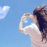 仰望天空女生头像(优选14张)