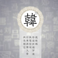 韩姓氏头像带字图片(16张)