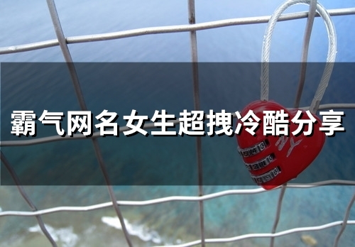 霸气网名女生超拽冷酷分享(93个)