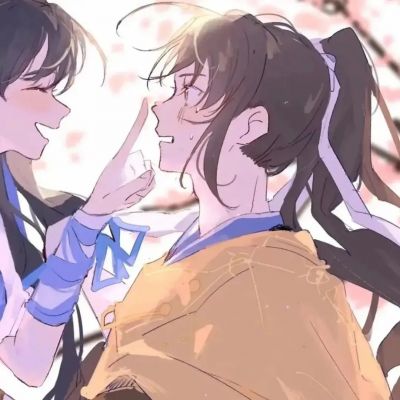 情侣动漫一男一女情头(优选18张)