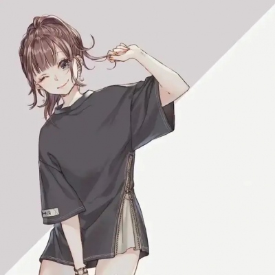 情侣动漫一男一女情头(优选18张)