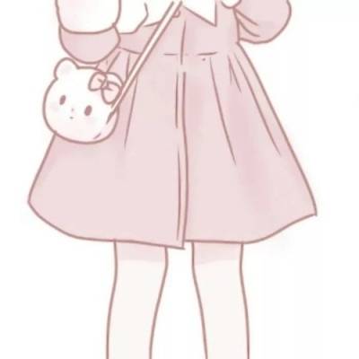 卡通女生下半身头像(共18张)