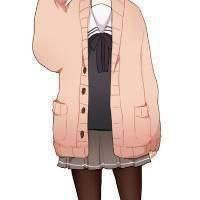 卡通女生下半身头像(共18张)