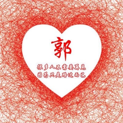 2023最火的姓氏微信头像(精选16张)