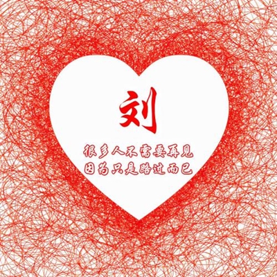 2023最火的姓氏微信头像(精选16张)