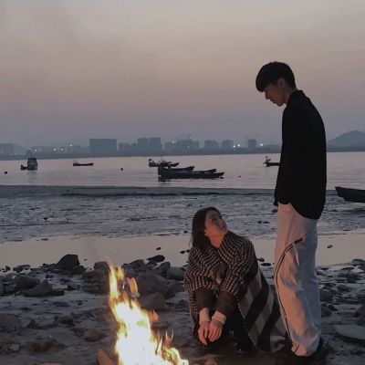 甜蜜浪漫情侣带字头像一对两张图片(18张)