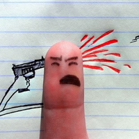 创意手指搞笑头像图片大全(优选22张)