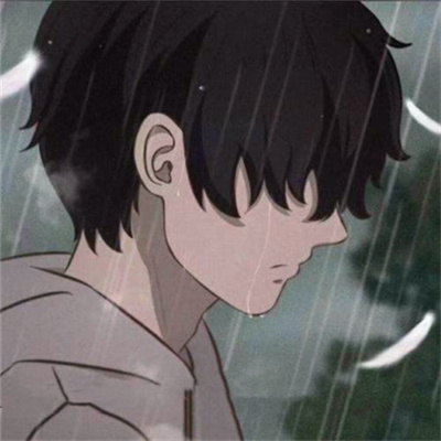 动漫男生虐心哭泣头像(共28张)