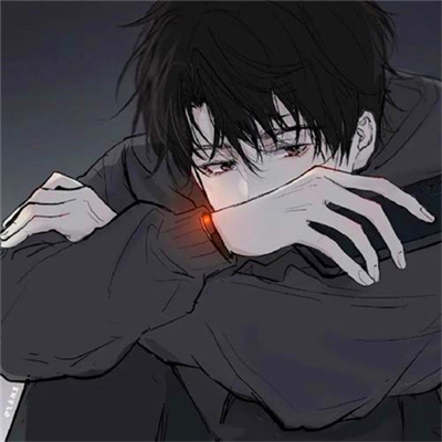 动漫男生虐心哭泣头像(共28张)