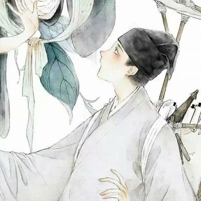 超好看的古风动漫情侣头像(共18张)