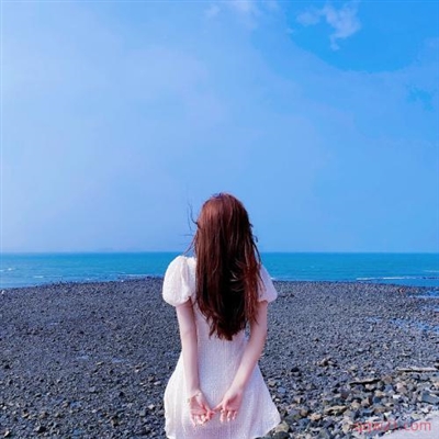 在大海边的美女头像(24张)
