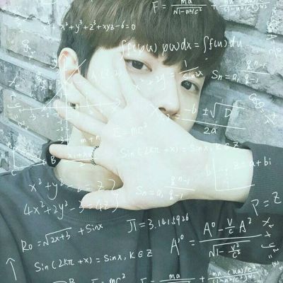 黑白帅气的男生带字qq头像图片(共40张)