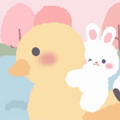 超萌q版萌图情侣头像(共20张)