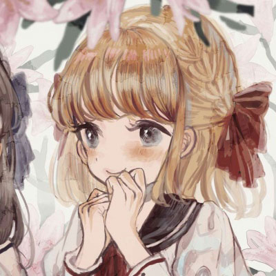 可爱女生动漫手绘头像闺蜜头像(优选18张)