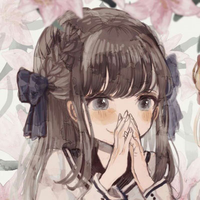 可爱女生动漫手绘头像闺蜜头像(优选18张)