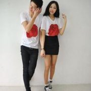 甜蜜瞬间情侣头像_亲呢的情侣qq头像