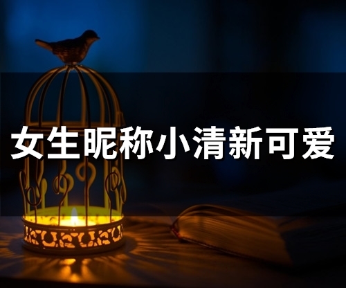 女生昵称小清新可爱(精选54个)