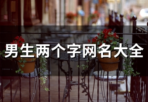 男生两个字网名大全(52个) 男生两个字网名大全(52个)