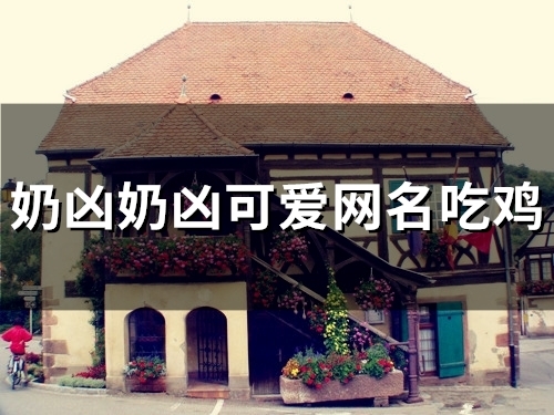 奶凶奶凶可爱网名吃鸡(52个)