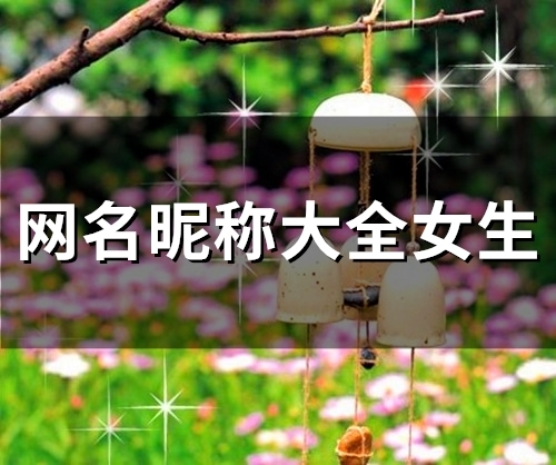 2023网名昵称大全女生(54个) 2023网名昵称大全女生(54个)