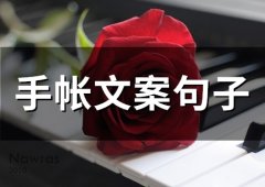 手帐文案句子(47句)