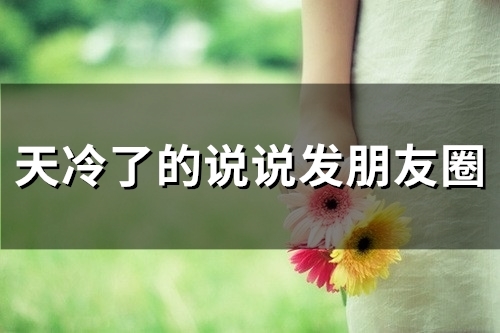 天冷了的说说发朋友圈(47句) 天冷了的说说发朋友圈(47句)