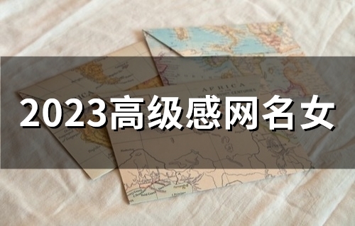 2023高级感网名女(57个)