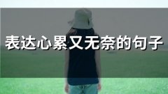 表达心累又无奈的句子(53句)
