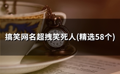 搞笑网名超拽笑死人(精选47个)