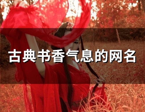 古典书香气息的网名(精选48个)